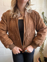 Load image into Gallery viewer, Vintage Quilted Eddie Bauer Suede Jacket