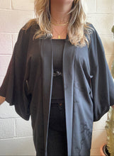 Load image into Gallery viewer, Vintage Black Kimono