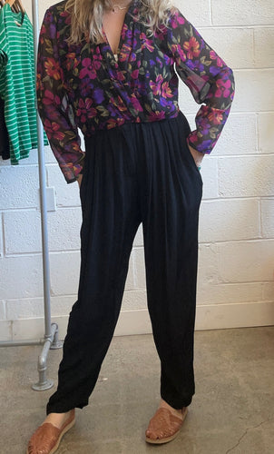 Vintage Floral Jumpsuit