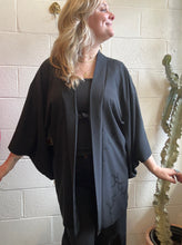 Load image into Gallery viewer, Vintage Black Kimono