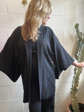 Load image into Gallery viewer, Vintage Black Kimono