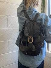 Load image into Gallery viewer, Vintage Black Backpack