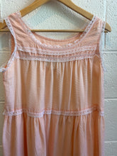 Load image into Gallery viewer, Vintage Peach Floral Dress