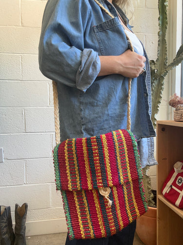 Vintage Woven Tote Bag