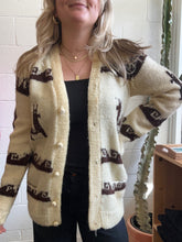 Load image into Gallery viewer, Vintage Knit Reindeer Sweater