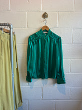 Load image into Gallery viewer, Vintage Green Blouse