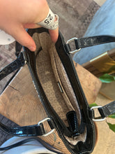 Load image into Gallery viewer, Vintage Black Patent Guess Purse