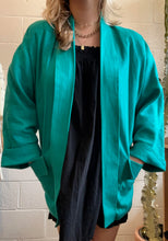 Load image into Gallery viewer, Vintage Turquoise I. Magnin Blazer Jacket