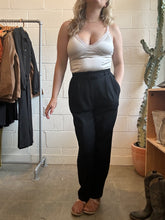 Load image into Gallery viewer, Vintage Black Gianni Sport Trousers