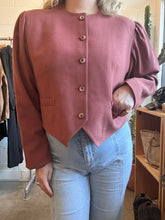 Load image into Gallery viewer, Vintage Button Down Cropped Jacket