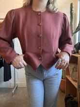 Load image into Gallery viewer, Vintage Button Down Cropped Jacket