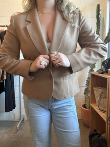 Vintage Tan Pendleton Blazer Jacket