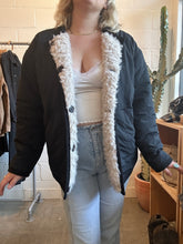 Load image into Gallery viewer, Pre-Loved Alex Mill Black Puffer Jacket