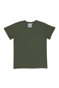 JUNGMAVEN Cropped Lorel Tee - Olive Green