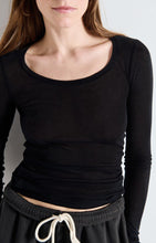 Load image into Gallery viewer, American Vintage - Women&#39;s T-Shirt Massachusetts : Black