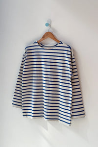 Le Bon Shoppe Marseille Top - Blue Stripe on Cream