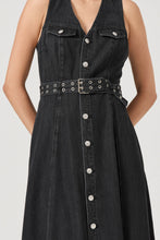 Load image into Gallery viewer, ANGELICA DRESS - BLACK SAND
