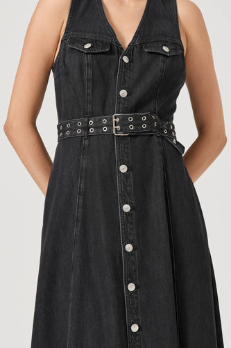 ANGELICA DRESS - BLACK SAND