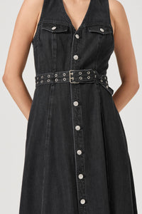 ANGELICA DRESS - BLACK SAND
