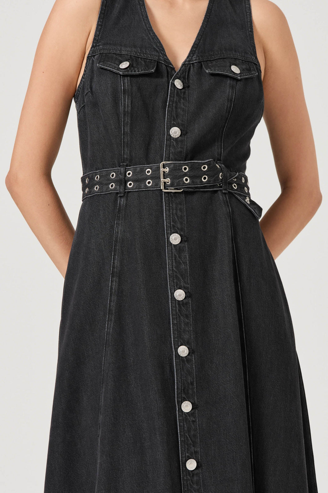 ANGELICA DRESS - BLACK SAND