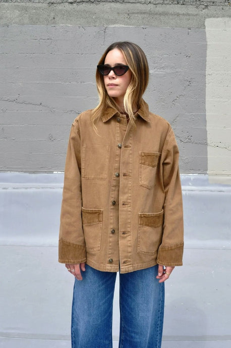 BARN JACKET - Washed Cocoa