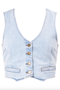 DALLAS VEST OLD  - Vintage Blue