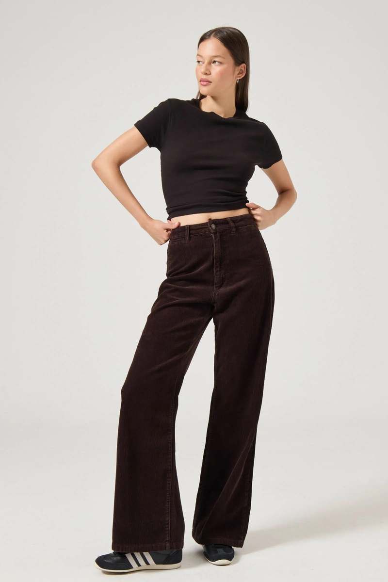 SAILOR PANT- LONG CHOCOLATE CORD