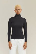 Load image into Gallery viewer, JUNGMAVEN Whidbey Turtleneck - BLACK