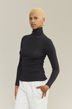 Load image into Gallery viewer, JUNGMAVEN Whidbey Turtleneck - BLACK