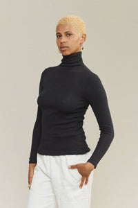 JUNGMAVEN Whidbey Turtleneck - BLACK