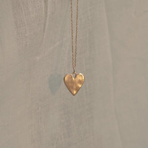 Sweet Heart Necklace - BRONZE