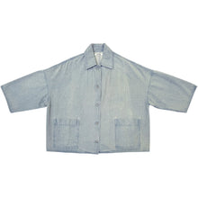 Load image into Gallery viewer, OVERSIZED SHIRT JACKET - Light Denim