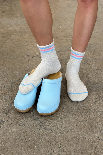 Le Bon Girlfriend  Socks - BRIGHT GREY