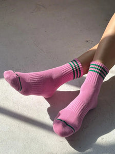 Le Bon Girlfriend  Socks -  ROSE PINK