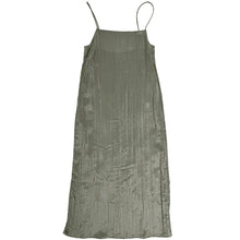 Load image into Gallery viewer, SQUARE NECK SLIP DRESS - SAGE