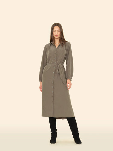 Lawson Dress - Dusty Army