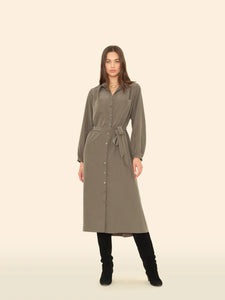 Lawson Dress - Dusty Army