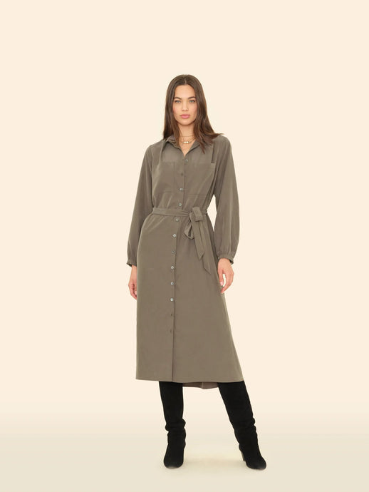 Lawson Dress - Dusty Army
