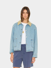 Load image into Gallery viewer, Cove Denim Jacket -Blue Cloud Cove Denim Jacket