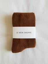 Le Bon Cloud Socks - sepia