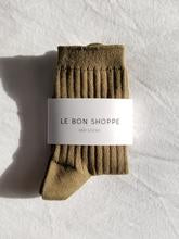 Le Bon Her Socks - MC Cotton Pesto