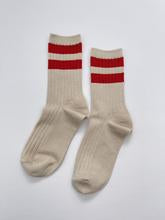 Load image into Gallery viewer, Her Varsity Socks - Red