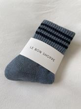 Le Bon Girlfriend  Socks - Indigo