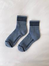 Le Bon Girlfriend  Socks - Indigo