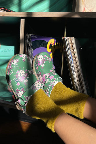 Le Bon Cloud Socks - Olive