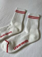 Le Bon Boyfriend Socks - clean white