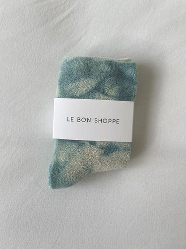 Le Bon Cloud Socks - tie dye sky