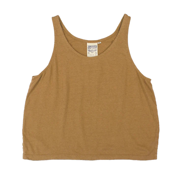 JUNGMAVEN CROPPED TANK - COYOTE