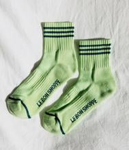 Le Bon Girlfriend Socks - pistachio