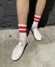 Her Varsity Socks - Red